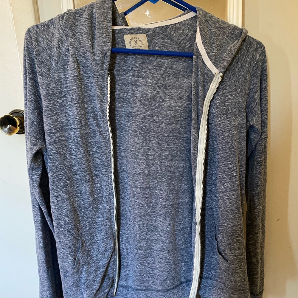 American Eagle light zip hoodie size small